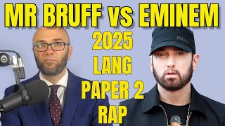 AQA Language Paper 2 Rap: Mr Bruff vs Eminem
