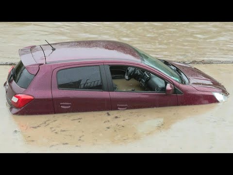 Cars waterlogged in eastern France after flooding | AFP