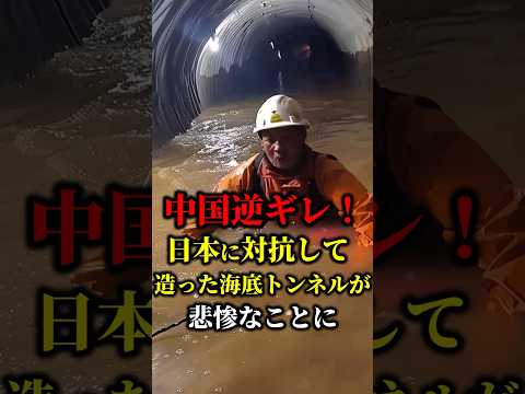 日本に対抗した中国が悲惨な結果に... #日本 #中国 #トンネル