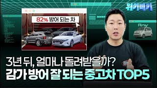감가 방어율 좋은 중고차 TOP 5 I 카미남의 위키비키 EP.8