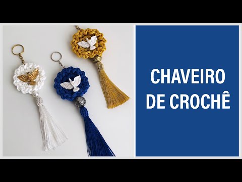 CHAVEIRO DE CROCHÊ - GASTE POUCO E VENDA MUITO!!!