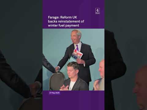 Farage: Reform UK backs reinstatement of winter fuel payment