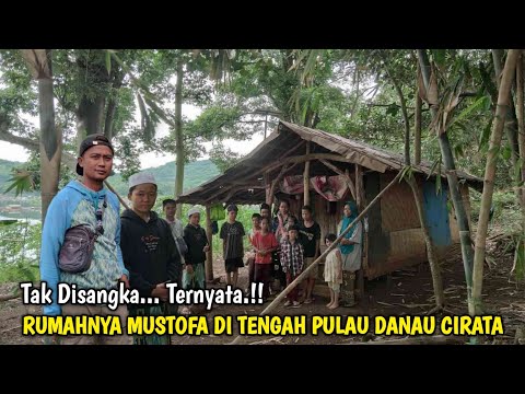 Kaget ‼️ Berkunjung Ke Rumah Mustofa Di Tengah Pulau Danau Cirata Bareng Kawan Baru Cianjur