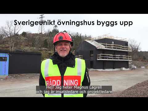 SYNTOLKAD Sverigeunikt övningshus byggs för räddningstjänsten april 2023