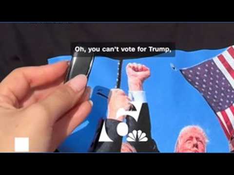 Trump <strong>to</strong> voters: vote like I'm <strong>on</strong> ballot