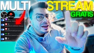 Cómo HACER DIRECTO en VARIAS PLATAFORMAS a la vez GRATIS (Vertical y Horizontal) 🚀 2025