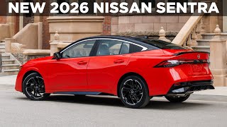 New 2026 Nissan Sentra revealed in USA! New Design, New Interior, Same Engine