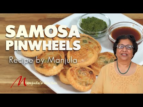 3.4M Views! 🌟 Samosa Pinwheels Recipe | Easy Pinwheel Samosa Appetizer by Manjula