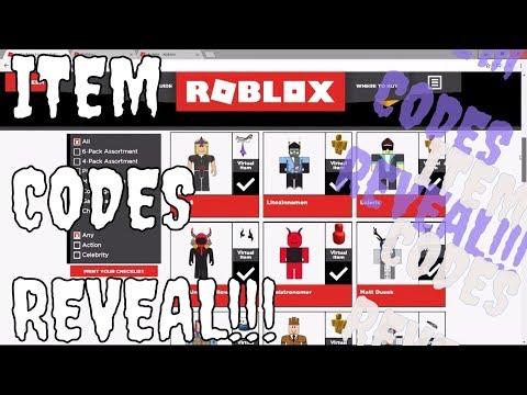 Roblox Virtual Item Codes Redeem 07 2021 - roblox redeem toy