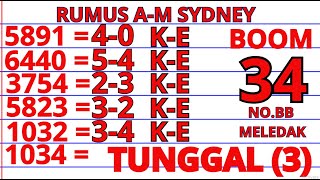 PREDIKSI SYDNEY LOTTO 15 JULI 2025 | RUMUS KEPALA EKOR SIDNEY HARI INI