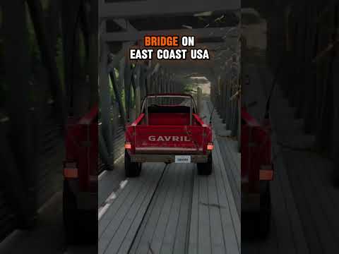 Pointless BeamNG Trivia No.16🌉Wooden Bridge!🪵#shorts