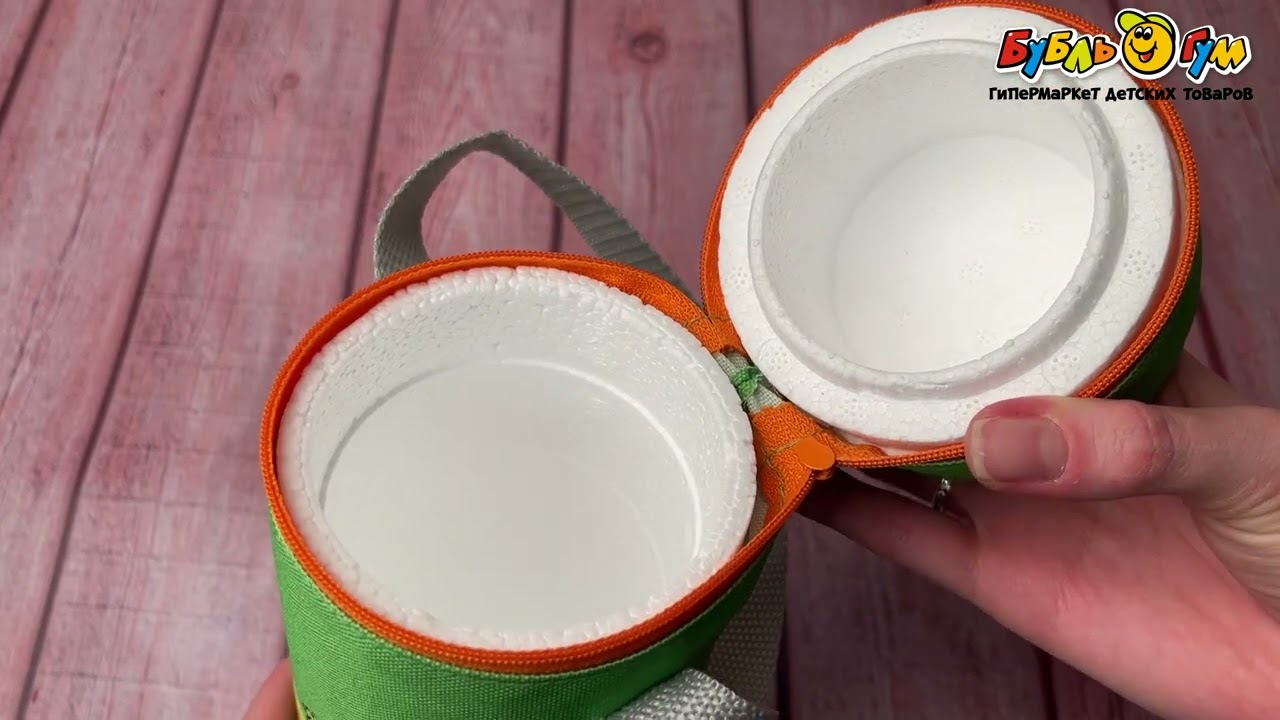 Термосумка для бутылочки с широким горлом - видео