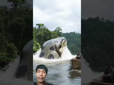 muncul di air #anaconda #ularbesar #youtube #reels #video #ytshorts