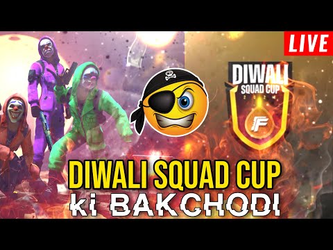 Diwali Squad Cup ki Bakchodi Live #freefire #freefireshorts