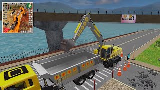 Road Destruction - Excavator Simulator JCB Gameplay