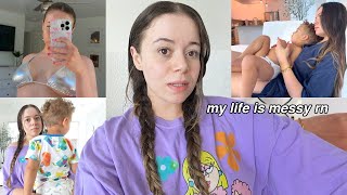 VLOG: I’m back! Hard life changes, updates + mom life