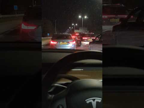 Stuck in traffic for nearly 2 hours in a Tesla Model Y