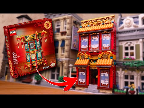 Turning Trotting Lantern into a LEGO Modular Building!