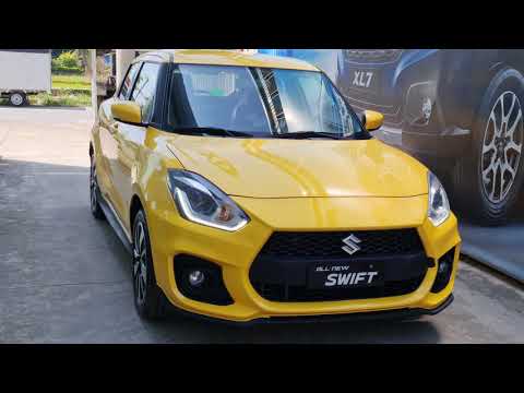 Bán xe hơi Suzuki Swift 1.2 CVT màu vàng nhập khẩu Thái Lan