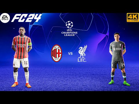 FC 24 - Milan Vs Liverpool - Ft. Chiesa| UEFA UCL 24/25 Match | [4K60] HDR