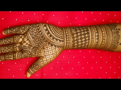 Easy stylish mehndi design for hand |full hand mehendi design |design |Simple mehndiNew Mehandi