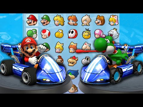 【マリオカート8デラックス】マリオ,ヨッシー,ドライバー,ピーチバンディクー 爆走!ニトロカート