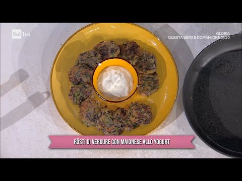 Rosti di verdure con maionese allo yogurt - È sempre mezzogiorno - 26/02/2024