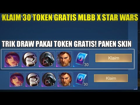 KLAIM 30 TOKEN DRAW GRATIS EVENT MLBB X STAR WARS 2 RONDE! TRIK DRAW PAKAI TOKEN GRATIS STAR WARS