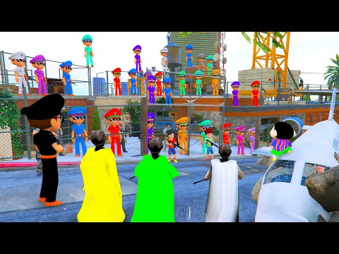 😭 Little Singham's Revenge Attacked On Granny And Zombie Virus 😡 in GTA 5 GTA 5 Gameplay