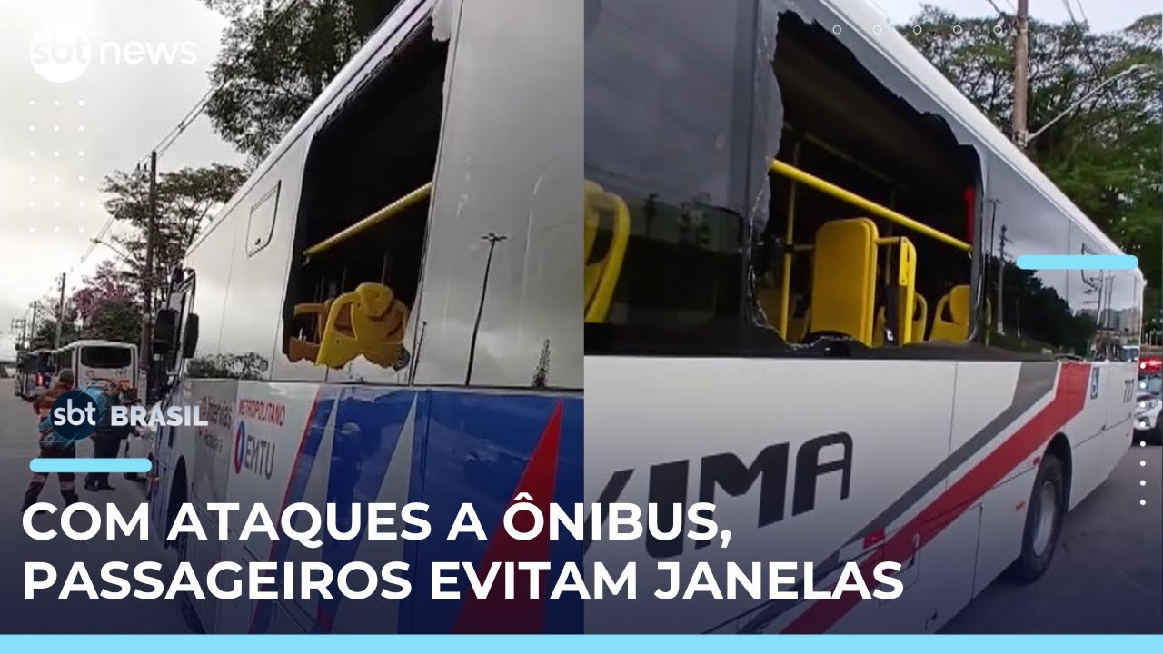 Onda de ataques a ônibus completa um mês e gera medo entre passageiros em SP | SBTBrasil