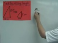 Proportions in Similar Triangles