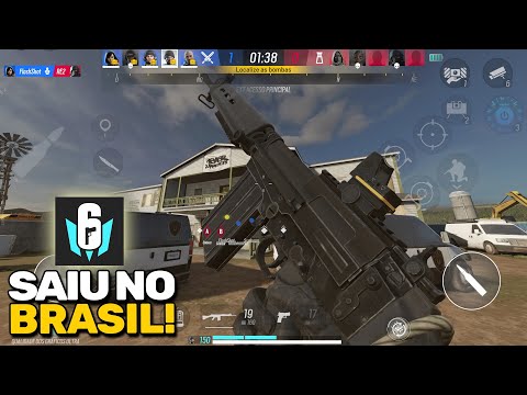 SAIU! RAINBOW SIX MOBILE NO BRASIL - PRIMEIRA GAMEPLAY PT-BR