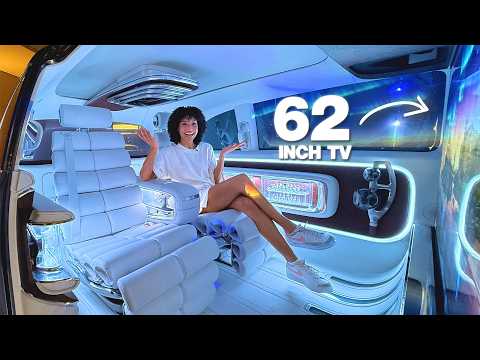 Mercedes Vision V: Luxury Van with 65" 4K TV & Futuristic Design