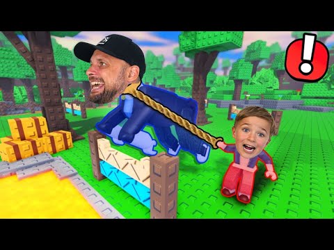 HORSE WALK TO THE END in MOST FUNNY ROBLOX 2 PLAYER OBBY!