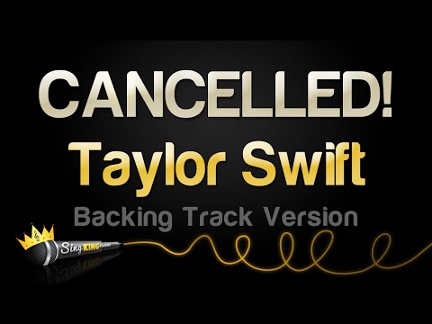 Taylor Swift – CANCELLED! (Backing Track Visualizer)