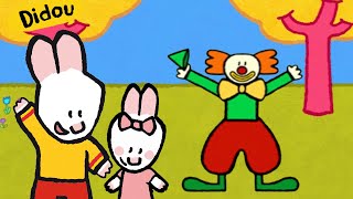 Didou dessine moi : Un Clown 🤡 | Compilation Enfants