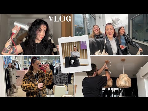 VLOG | Haul de compritas del outlet, estrenando peluca, cambios en casa y experta en pelo 💇🏻‍♀️🛍️🏡