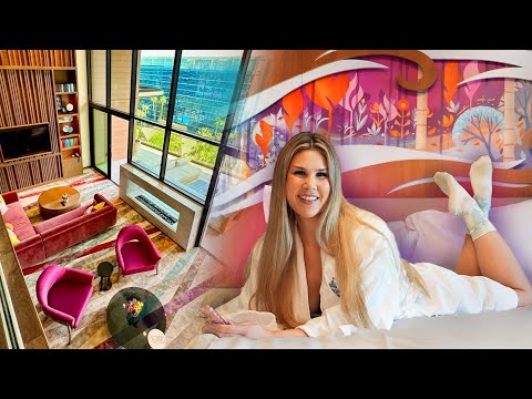 Stay w Me at Disneyland Hotel's MASSIVE 2 Story Luxury Suite! 💫 Sleepover & Full Tour Grand Villa