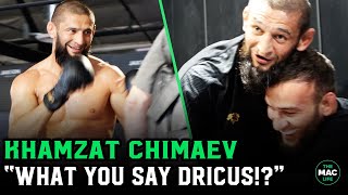 Khamzat Chimaev Calls out Dricus Du Plessis: "What you say, Dricus?"