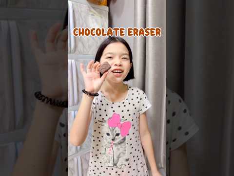 Chocolate eraser!! ยางลบกินได้!! #funny #comedy #shorts #prank #taengmoguy