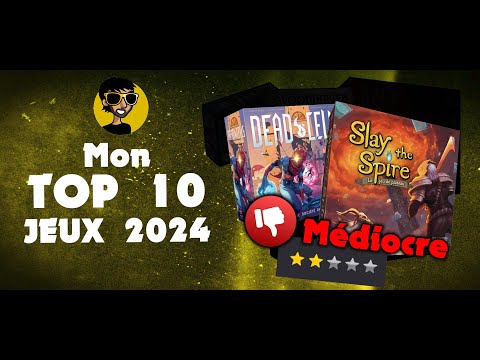 Je lis les avis négatifs de mes 10 jeux préférés de 2024 (jeux de société)