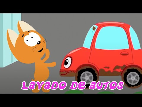 EL GATITO KOTÉ 🚌 LAVADO DE AUTOS 🚓 🚑 Canción de dibujos animados