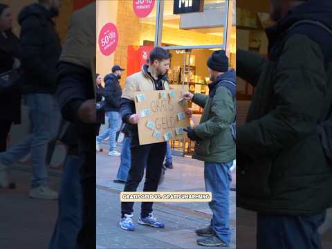 Gratis Geld 💰 vs. Gratis Umarmung 🫂