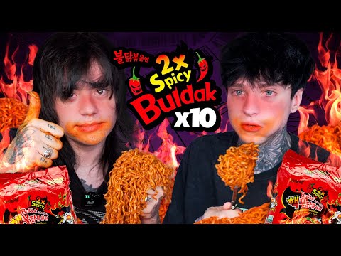 COMEMOS 10 KILOS DEL RAMEN MÁS PICANTE DEL MUNDO X2