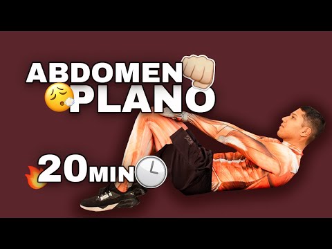 RUTINA ABDOMEN PLANO 20 MINUTOS ⏱️ |  MARCAR ABDOMEN EN CASA ✅