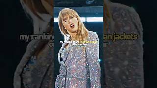 my ranking of the The Man jackets on The Eras Tour (in my opinion) | #shorts
