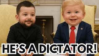 Trump Blasts Press Over ‘Dictator’ Comments During Zelensky Oval Meeting 🍼😳 | Funny Baby Videos