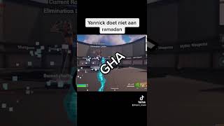 Yannick doet niet aan ramadan (geen electric Squad lid)