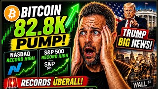 👉 Bitcoin explodiert auf 82.8K 🚀 Nasdaq & S&P 500 auf RECORD HIGH! Trump BIG News!