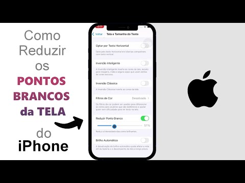 Como Reduzir os PONTOS BRANCOS da TELA do iPhone